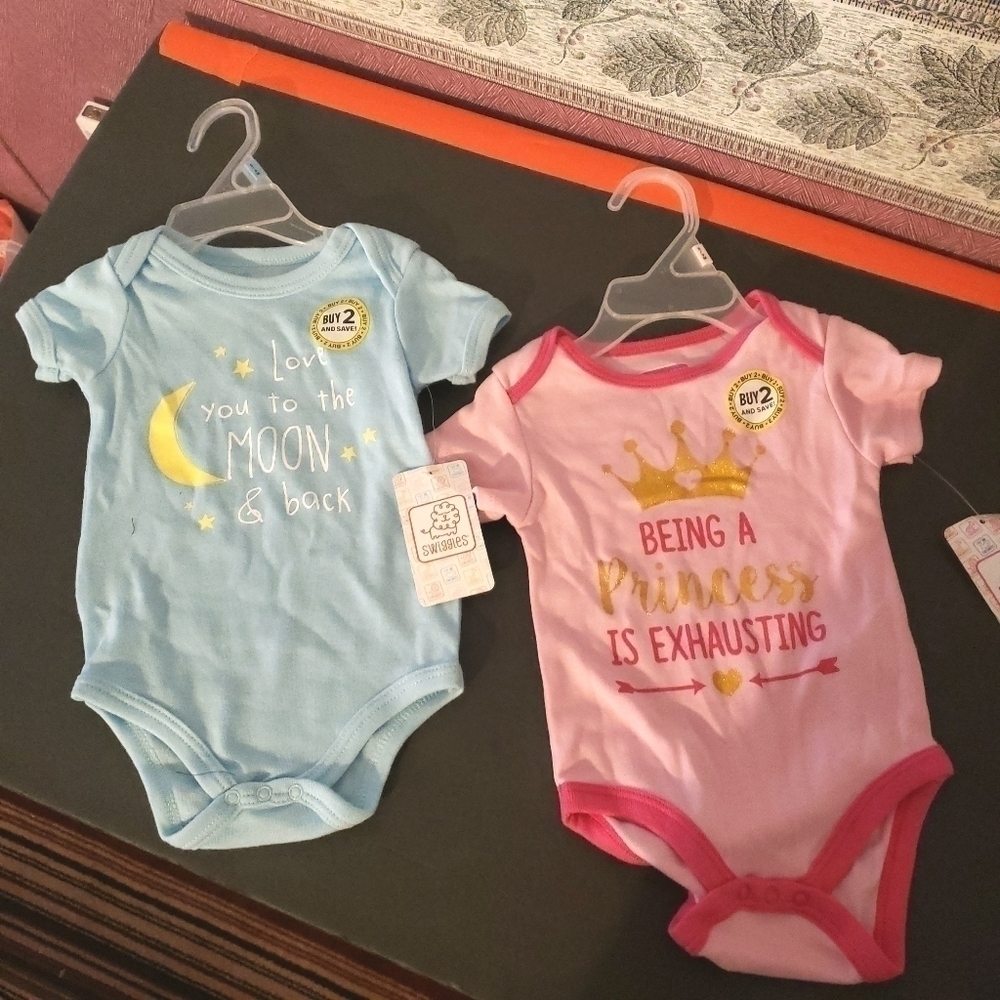 💕5 For $20 Baby Clothes Lot Size 6-9months NWT Lot of 2
